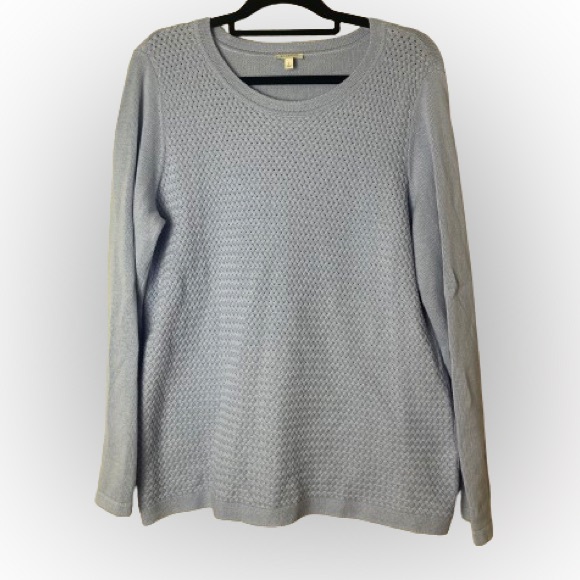 Talbots, women’s L, knit sweater, lilac/bluish - Picture 1 of 4